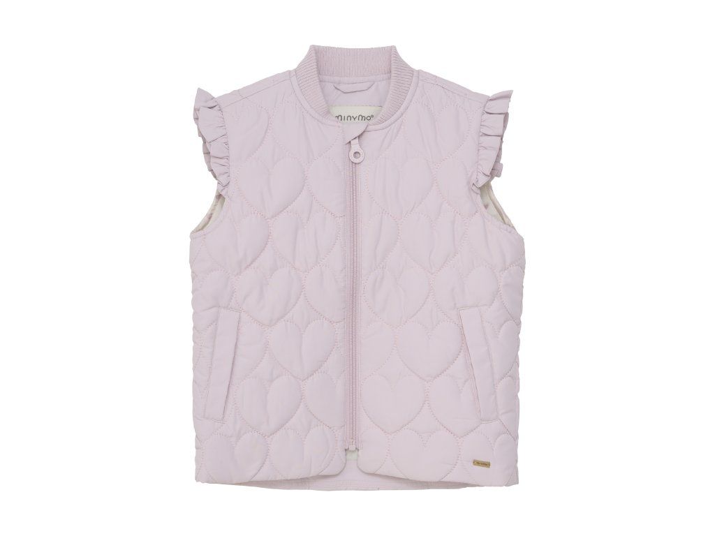 Minymo prešívaná vesta Burnished Lilac