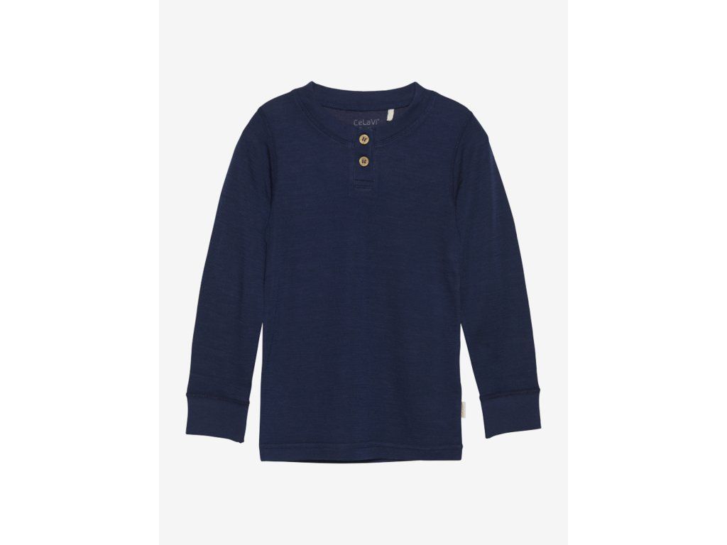 CeLavi Merino Tričko Dark Blue